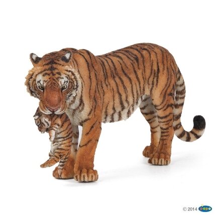 Tigress with cub Tigress with cub