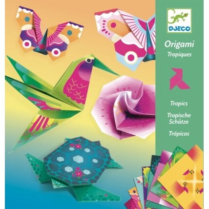 Djeco origami kit - Tropics Djeco origami kit - Tropics