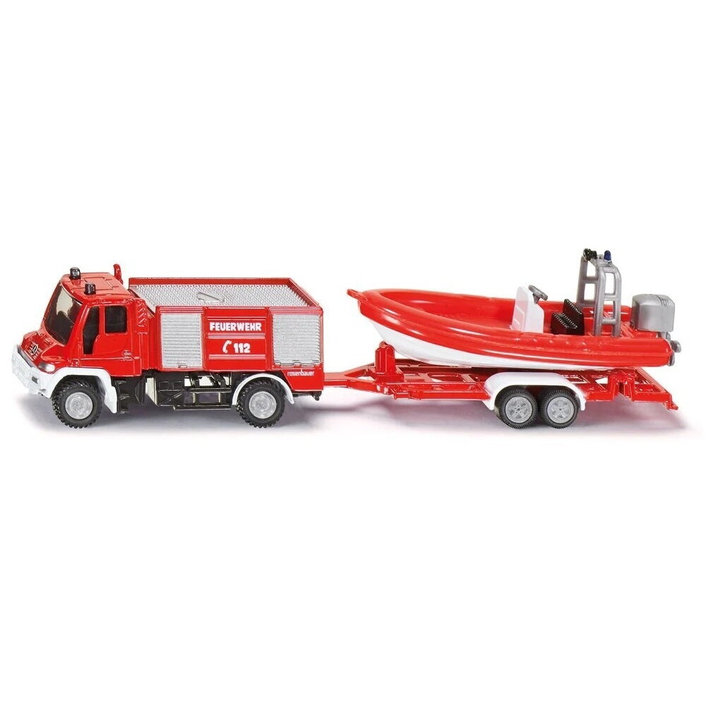 Unimog fire engine with boat Unimog fire engine with boat