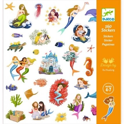 Djeco stickers - Mermaids Djeco stickers - Mermaids