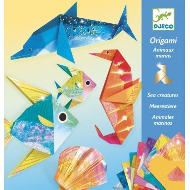 Djeco origami kit - Sea Creatures Djeco origami kit - Sea Creatures