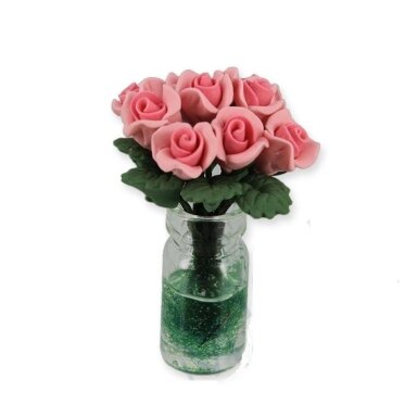Vase with roses