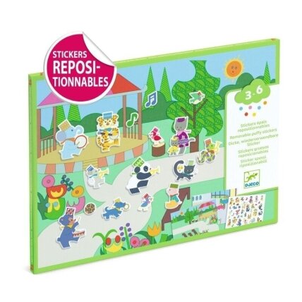 Removable puffy stickers - Fanfare Removable puffy stickers - Fanfare