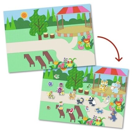 Removable puffy stickers - Fanfare 2