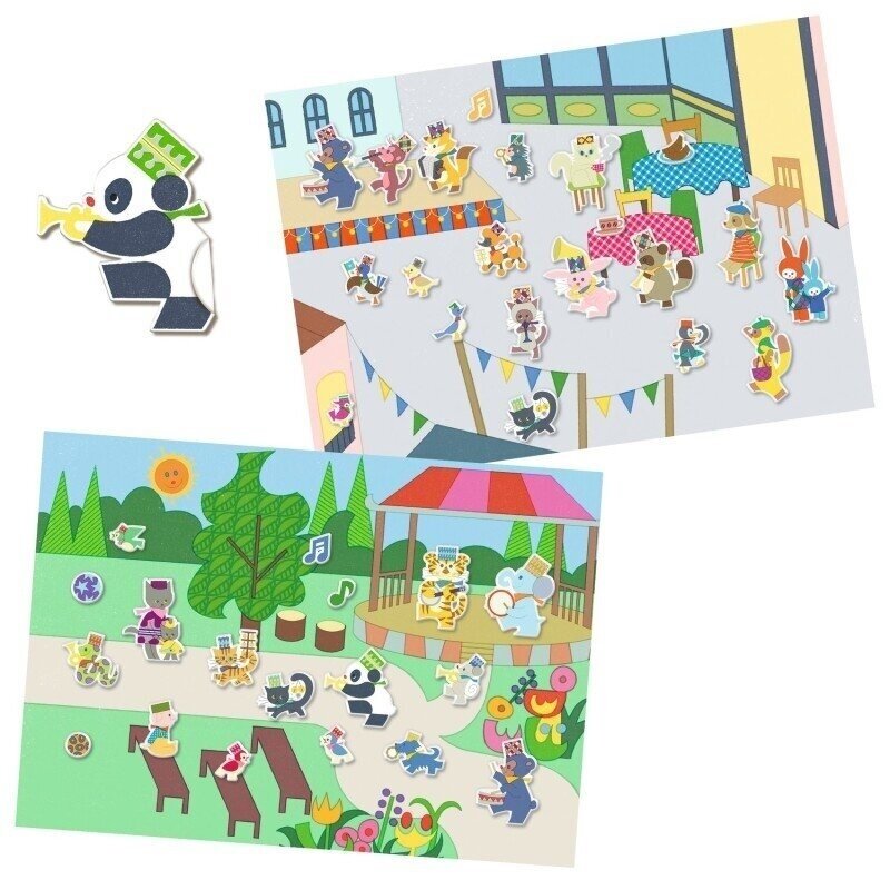 Removable puffy stickers - Fanfare 3