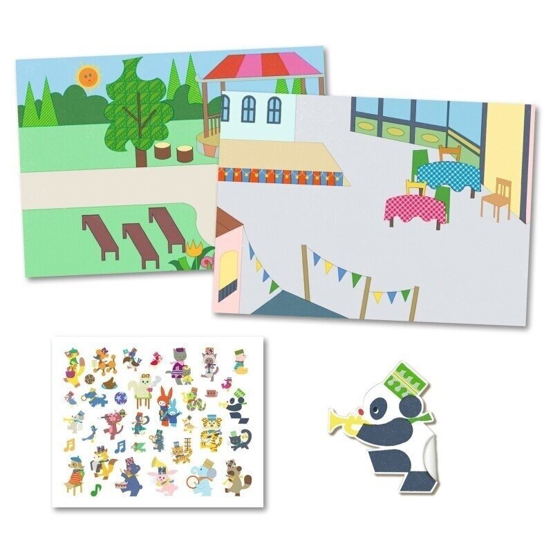 Removable puffy stickers - Fanfare 1