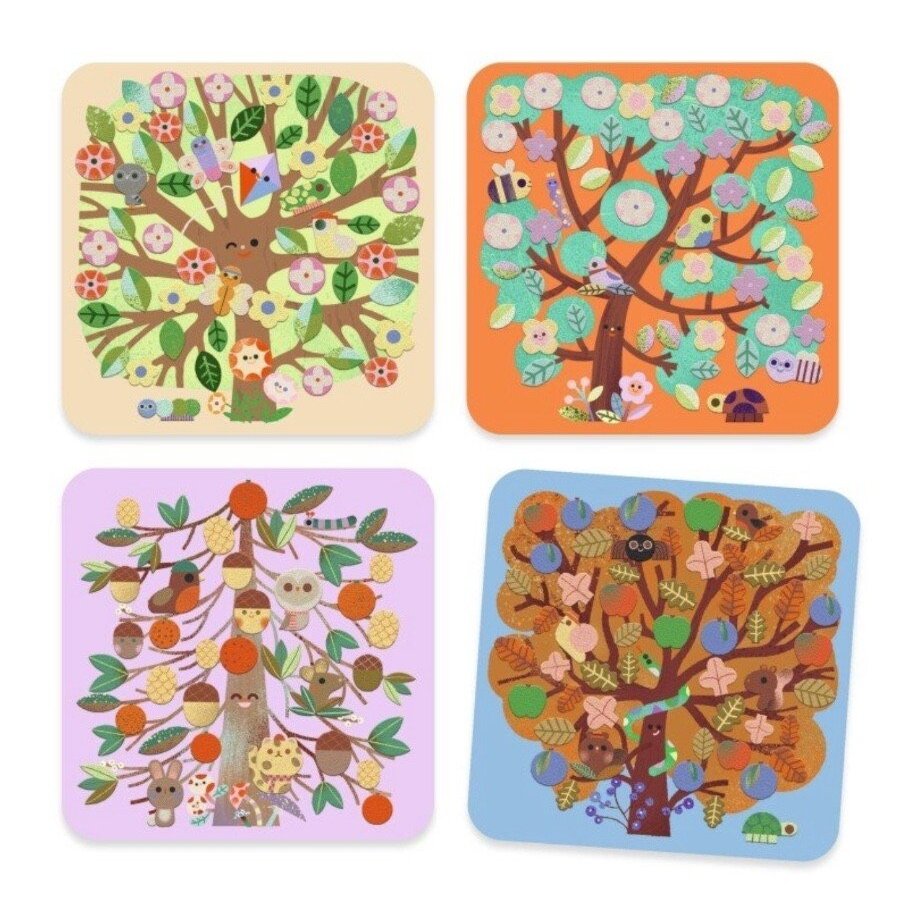 Felt collages - Through the Seasons 1 Felt collages - Through the Seasons 1