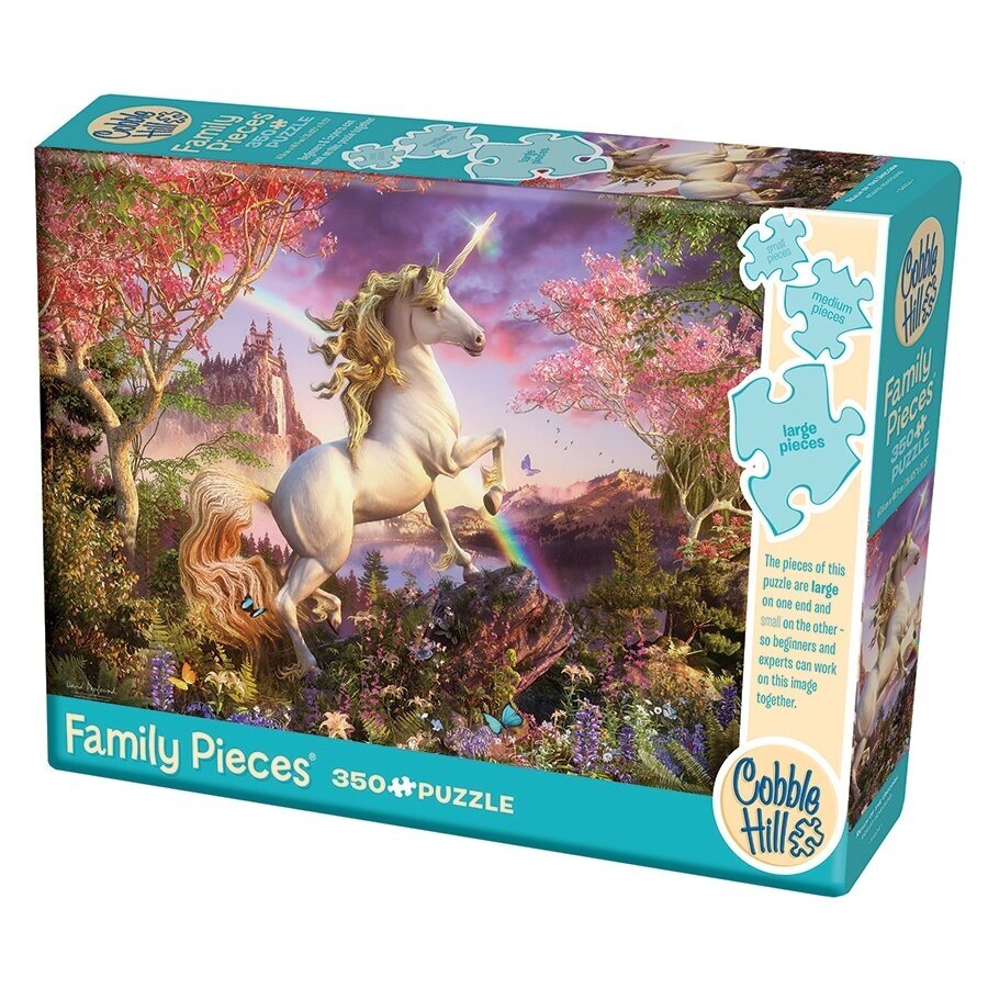 Cobble Hill family puzzle - Realm of the Unicorn, 350 pcs. Cobble Hill family puzzle - Realm of the Unicorn, 350 pcs.