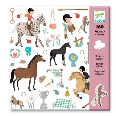 Djeco stickers - Horses Djeco stickers - Horses