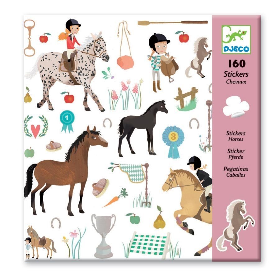 Djeco stickers - Horses