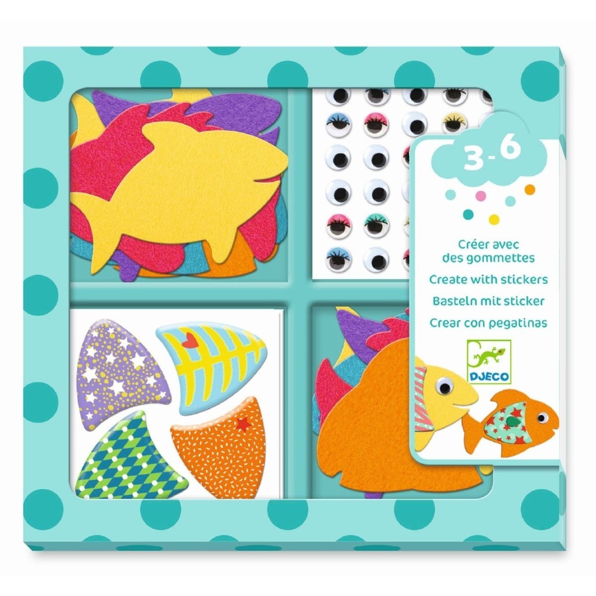Create with stickers - I Love Fish