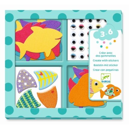 Create with stickers - I Love Fish Create with stickers - I Love Fish